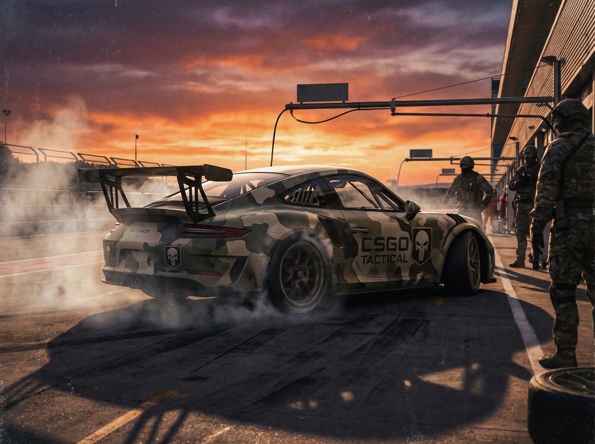 四虎保时捷赛道视频